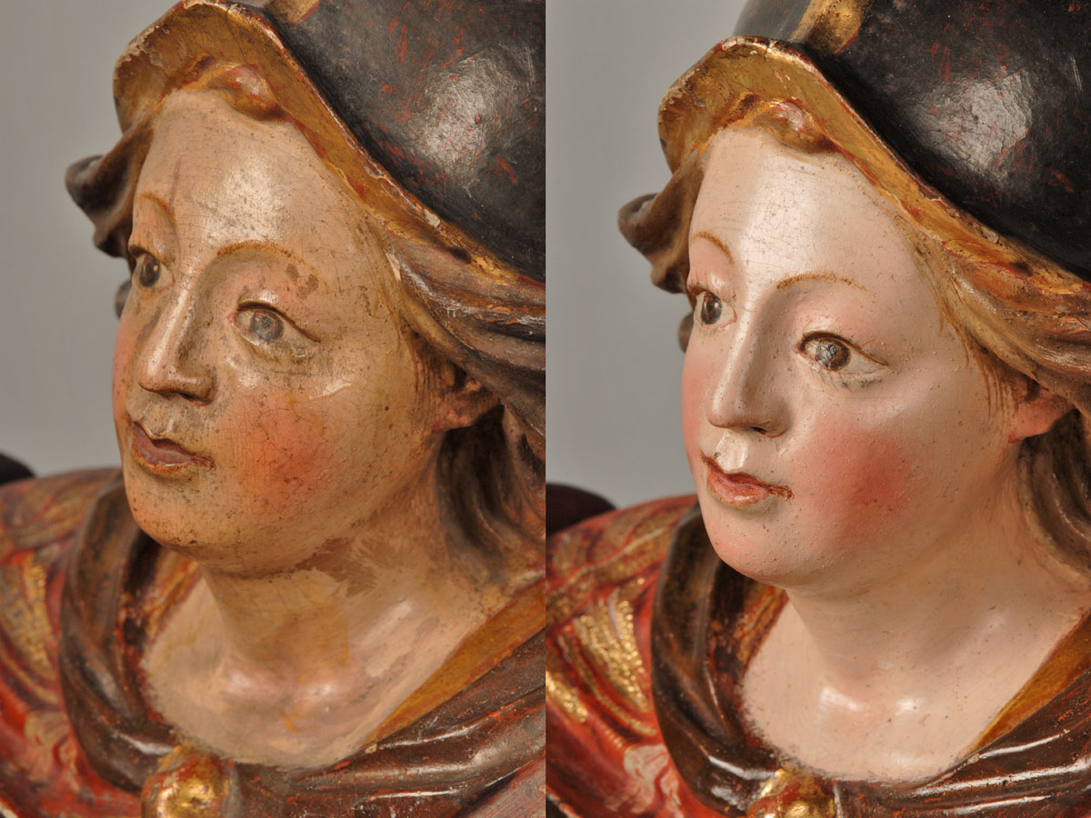 Arcángel San Gabriel. Palacio San Telmo Sevilla. Fondo Gráfico IAPH/Imagen Jose Manuel Santos.