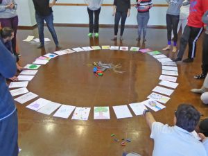 Taller artes plásticas en movimiento Proyectando nuestro árbol interior Danza Mobile